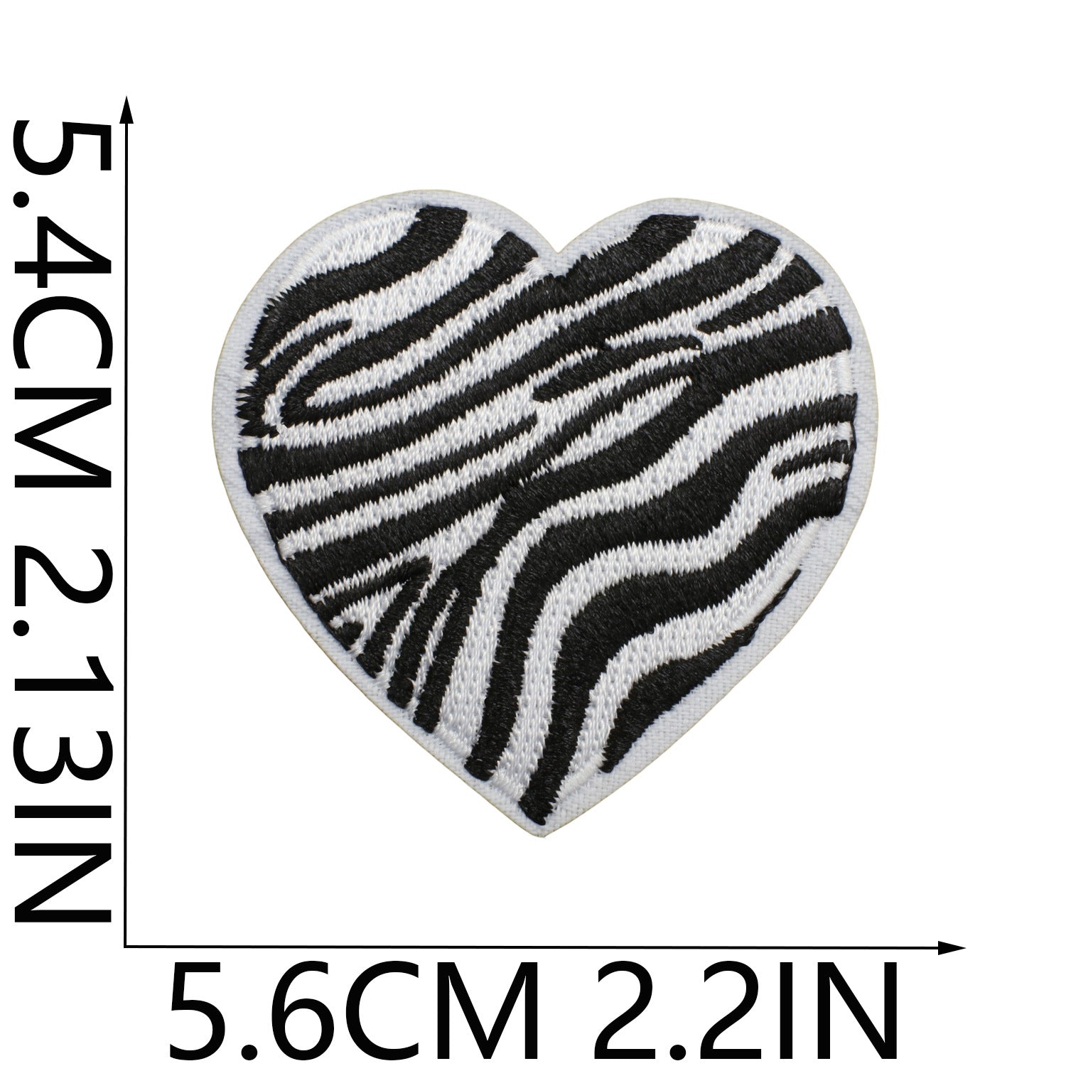 Wholesale Red Love Love Patch I Love You Couple Computer Embroidered Sticker FS